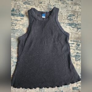 Old Navy Black Ribbed Tank Size Small